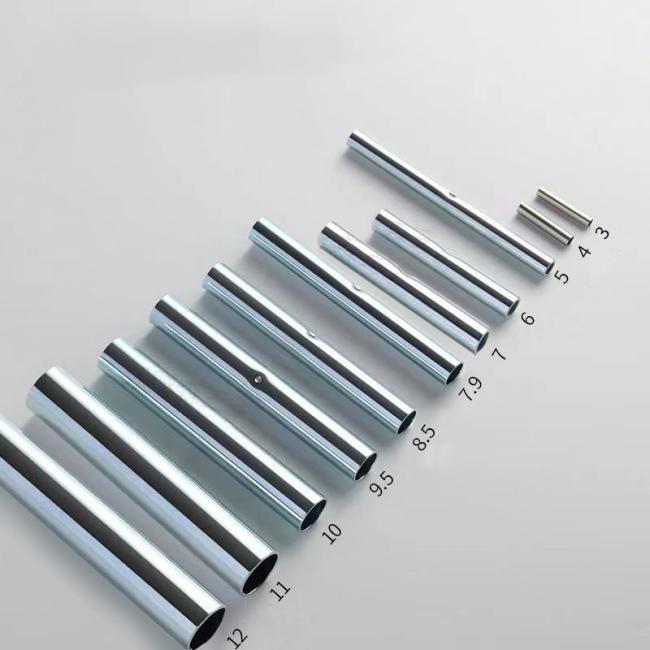 Metal Ferules Tube for Tent Pole Connector Ferrule Galvanized Tent Pole Fitting