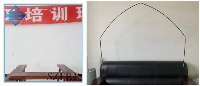 7.9mm 8.5mm 12.7mm High Strength Flexible Fiberglass Tent Rods/Fiber Glass Pipe Manufacturer DIY
