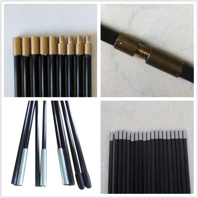 GRP Tent Pole GRP Pultruded Rod 9.5mm Fiberglass Tent Poles Used for Awning Camping Backpacking Hiking Grape Stick