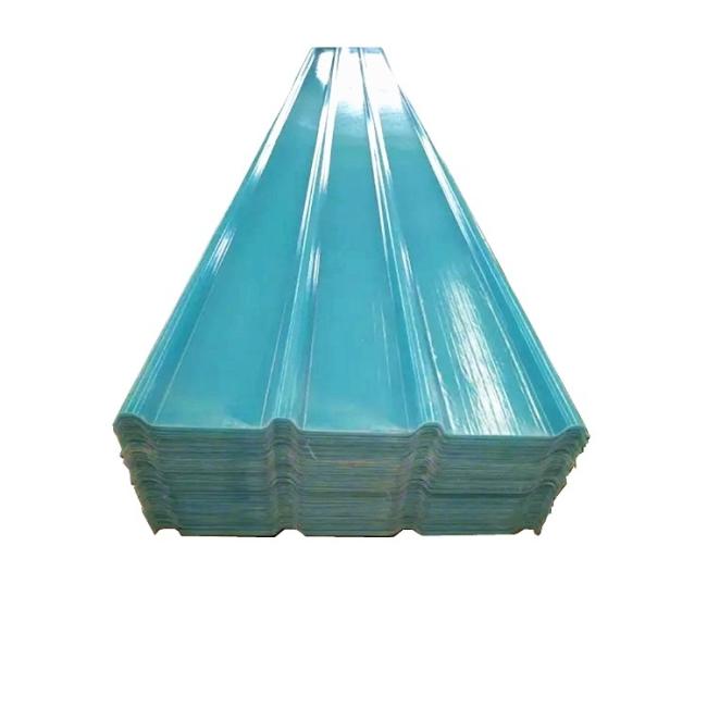 Transparent FRP Roof Sheet Class a Flame Fiber Glass Corrug Sheet on Roof