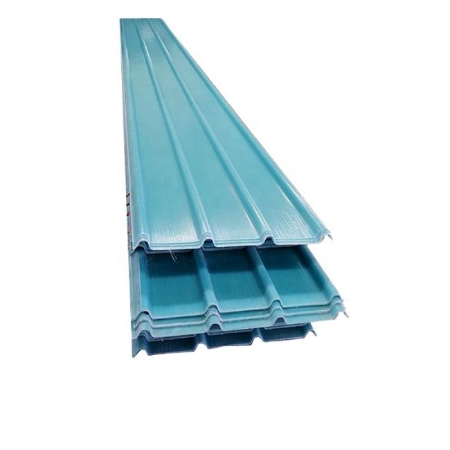 Transparent Fiberglass House Top Colorful Panels/Fibre Glass Corrugated 12 Foot Green Roofing Sheets