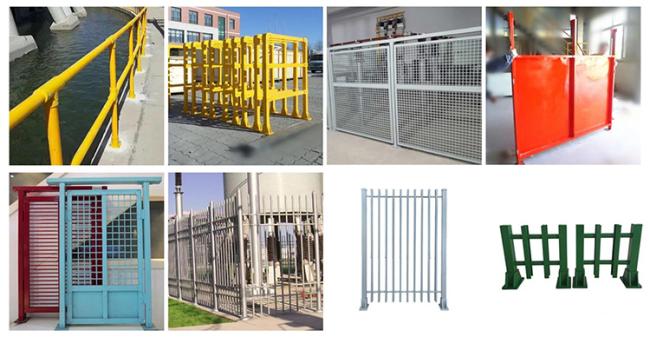 FRP GRP Fibreglass Pultruded Composite Fence Post Electric Power Use