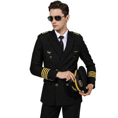 China Military Uniform Aviation Airline Pilot Costume Uniform Pilot Uniform For Captain Te koop