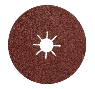 China Brown Resin Fiber Sanding Discs Coated Abrasives Fiber Disc For Angle Grinder for sale