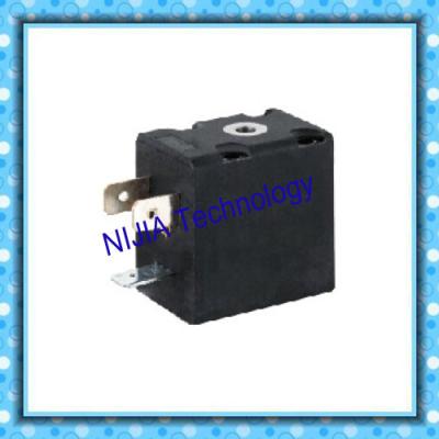 中国 DIN43650B 3 Pin の電磁弁はミシンのための 24VDC ソレノイドのコイルを巻きます 販売のため