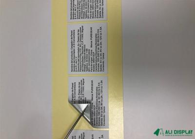China Etiqueta de empacotamento adesiva cosmética da etiqueta 30mm da etiqueta de BOPP que imprime o offset à venda