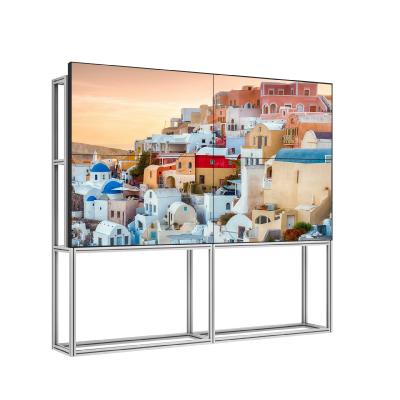 China RGB 3.5mm Free Stand LCD Video Wall Display Panel With Aluminum Frame for sale