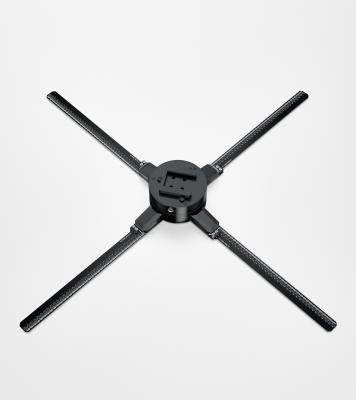 China Black AC240V 	3D Hologram Fan Dia 65cm Fixed On The Wall for sale
