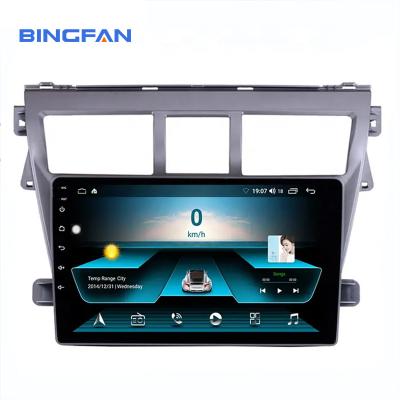 China Android 10 FM BT WIFI Capacitive Screen Full Touch Screen Rádio de carro para Toyota VIOS 2007-2012 Car Multimedia Player à venda