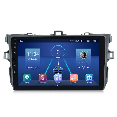 China Android 9.0 Display táctil de reproductor de DVD para automóviles Phonelink USB radio estéreo para automóviles mp5 para Toyota Corolla 2007-2013 GPS WIFI en venta