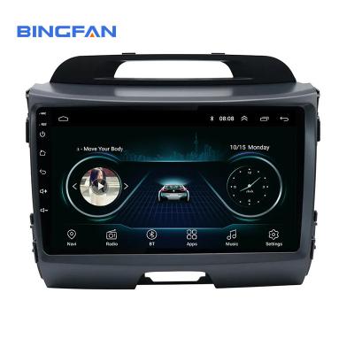 China 9 inch 1 Kia Car Stereo Android 9.1 Single Din Car Stereo BT WIFI GPS navigatie Te koop