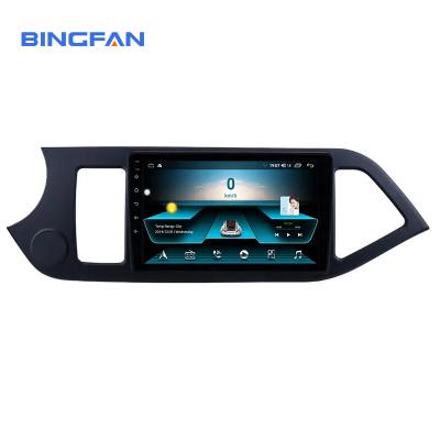 China KIA Stereo PICANTO Morning LHD 2011-2014 9 Inch Quad Core Android 10.0 Auto Radio Screen 2 Din Car DVD Player Car Radio for sale