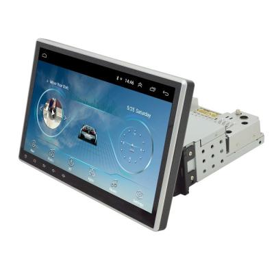 China Rotatable Screen Single Din 10.1 inch GPS Navigation Android 8.1 Car DVD Player Auto Radio for sale
