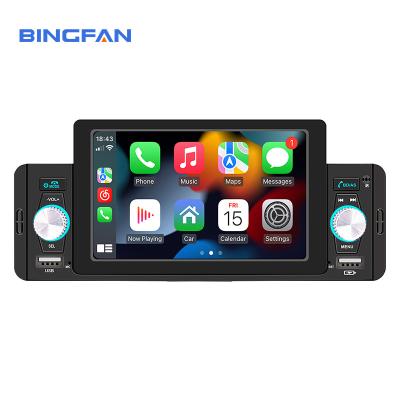 Chine Universal 1 Din Car Mp5 Player 5 pouces BT5.1 Audio de voiture stéréo Carplay sans fil à vendre