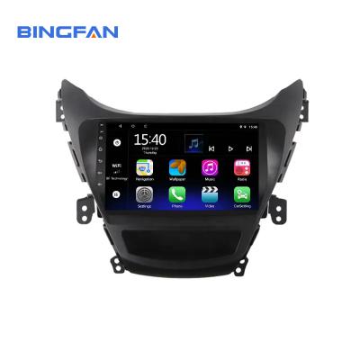 China 9 Inch Touch Screen Car Stereo Vehicle Dvd Player For Hyundai Elantra 2012 2013 for sale