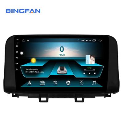 China Para Hyundai Kona 2018 Unidades de cabeza de GPS Android 2 Din 10 pulgadas pantalla táctil Radio de automóvil Estéreo reproductor de DVD de automóvil en venta