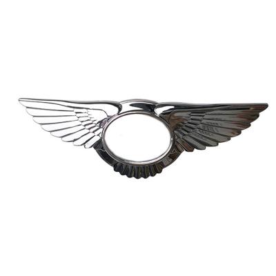 China 3W0853621A Bentley Flying Spur Front Grill Wings Silver Badge Emblem for sale