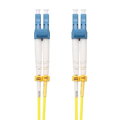 China 3m Outdoor LC LC Fiber Patch Cord Yellow Color For CATV LAN MAN for sale