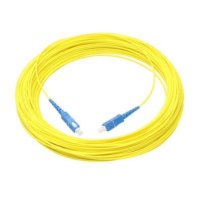 China FTTH Jumper Fiber Cable Assembly SC UPC To SC UPC Single Mode for sale