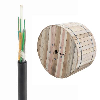 China Supply  Outdoor Aireal Single Mode Fiber Optic Cable 24 Core Fiber  Optic Cable for sale