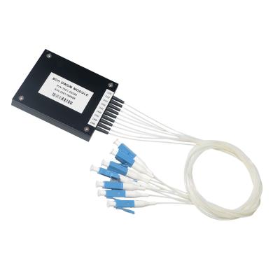 China Optical 8 Channel Cwdm Mux Demux Module 0.9mm 20nm Channel Spacing for sale