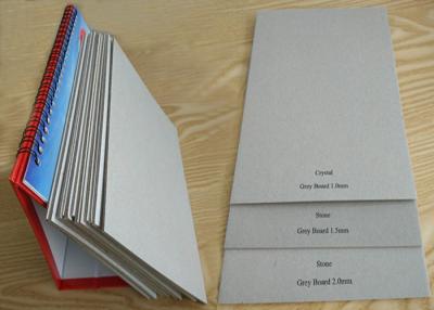 China 800gsm 1.5mm Grey Board Paper Sheet Single layer of Recycled Mixed Pulp for sale