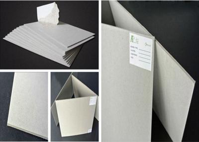 China High Standard Stiffness Degradable Grey Board Paper , Thick 2.21mm for sale