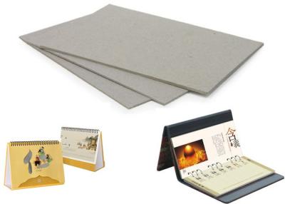 China La cubierta de la carpeta/el calendario de escritorio utilizó el cartón gris Gris 5m m - 0.49m m de las hojas del tablero en venta