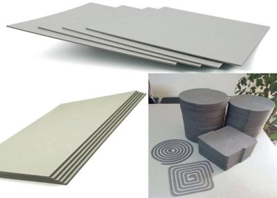 China Eco-friendly Stiffness Thicker Grey Straw Board Paper Standard size 889mmx1194mm for sale