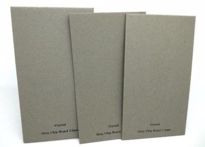 China Stabilize gsm Even Thickness Uncoated 3mm Grey Cardboard for Bookcover for sale