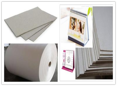 Китай Одна бумага доски слоя прокатанная Grayboard серая для календара стола продается