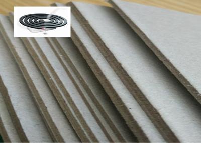 China Mixed Pulp Unbleached Laminated Grey Board for Stationery / Mosquito Coil for sale