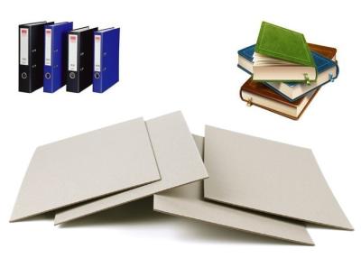 China Solid 1100gsm Book Binding board , Mixed Pulp Hard Paper Grey Board Sheets for sale