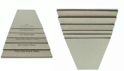 China Stocklot Matte Paper 1.5mm Grey Sheet Cardboard Book Boards For Binding for sale
