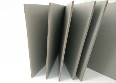 China Compressed 2mm Double and Full Grey Cardboard Sheets Thick Reycled Paper for sale