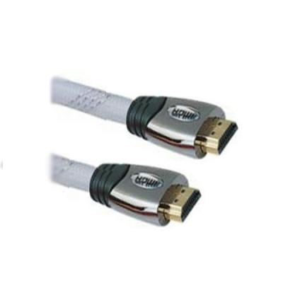 China High-speed HDMI A Male Cable with Zinc Alloy Metal Hood and 1.5m Length for sale