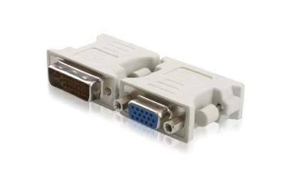 China White DVI (24+5) Male to VGA Female Adapter for monitor or projectors for sale