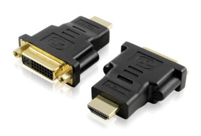 China DVI(24+5)F female TO HDMI M male GOLD 1080P PC MAC ADAPTER CONVERTER HD for sale