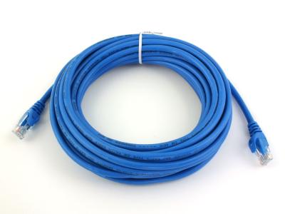 China 25 foot Cat-5e Patch Cables Stranded Conductors, Snag-resistant RJ-45 Connect for sale
