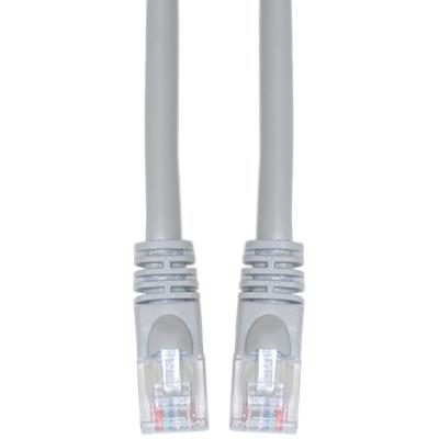 China 6 inch Cat6 Gray Ethernet Patch Cable, Snagless/Molded Boot cable for sale
