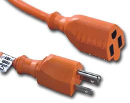 China UL America power cord 18 AWG Universal Power Cord cable, IEC320C13 to NEMA 515P for sale