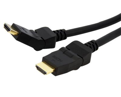 China 1m 180° Pivoting Swivel High Speed HDMI Cable HDMI roating cable Gold-plated connector for sale