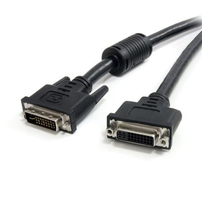 China 6 ft DVI-I Dual Link Digital Analog Monitor Extension Cable M/F for sale