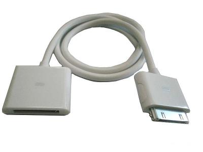 China 30PIN Dock Connector Male to Female Extension Cable with audio/video for IPOD I touch for sale