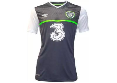 China 16 venta al por mayor ausente del CAMPEONATO 2016 de EUROPA del jersey de fútbol de -17 Irlanda en venta