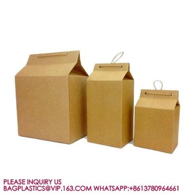 China Kraft paper Rice Pouches Bulk Food Storage Bag Reusable Heat rice Sealable Bag Packaging for sale