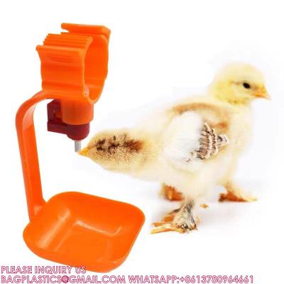 China Automatic Chicken Feeders Drinkers Nipple Drink Line Hanging Cups Poultry Drinking System for sale