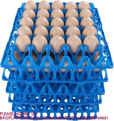 中国 Plastic Tray And Egg Box Plastic Egg Tray For 30 Holes Egg Plastic Tray Plastic Egg Racks 販売のため
