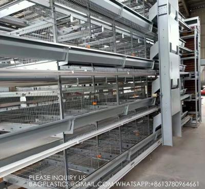 中国 Poultry Cage Broiler Farm Equipment Automatic Battery Cages System For Broiler Chicken 販売のため