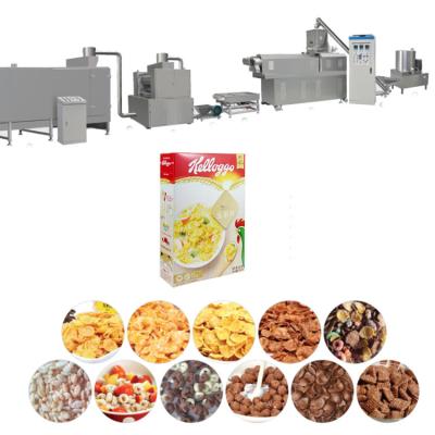 China 130kw Extruded Corn Puff Making Machine 100kg/H Electric Heating for sale